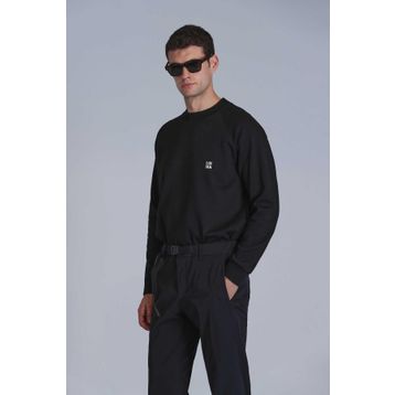 Lufian 112030154 Grant Siyah Erkek Sweatshirt