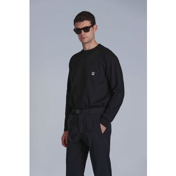 Lufian 112030154 Grant Siyah Erkek Sweatshirt