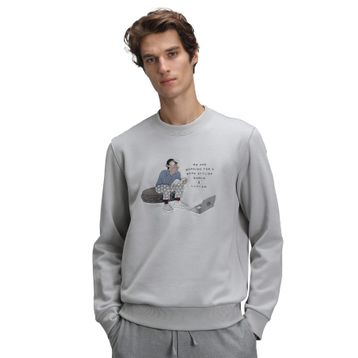 Lufian 627112030078 Açık Gri Donovan Erkek Sweatshirt