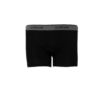 Lufian Dany Siyah Erkek Pamuklu Boxer