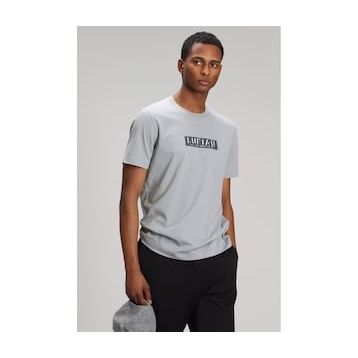 Lufian Frank Modern Grafik Siyah Erkek T-shirt