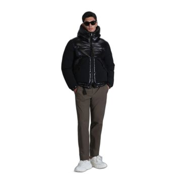 Lufian Frank Siyah Kaz Tüyü Erkek Mont