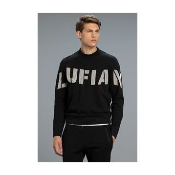 Lufian Todillo Siyah Erkek Sweatshirt