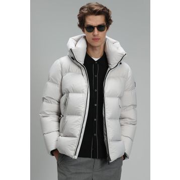 Lufian Tommy 112120156 Taş Kaz Tüyü Erkek Mont