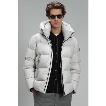 Lufian Tommy 112120156 Taş Kaz Tüyü Erkek Mont