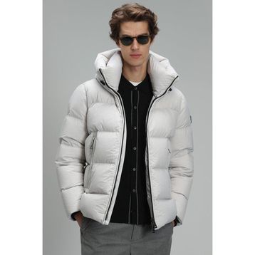 Lufian Tommy 112120156 Taş Kaz Tüyü Erkek Mont
