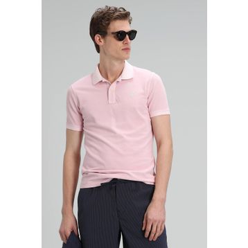Lufian Vernon Spor Polo Açık Pembe Erkek T-Shirt
