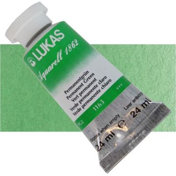 Lukas 1163 Permanent Green Seri 2 24 ml Sulu Boya