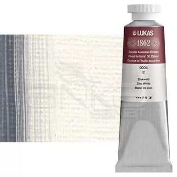 Lukas 1862 Seri 1 No 0004 Çinko Beyaz 37 ml Yağlı Boya