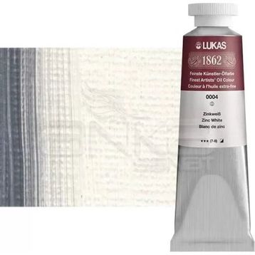 Lukas 1862 Seri 1 No 0004 Çinko Beyaz 37 ml Yağlı Boya