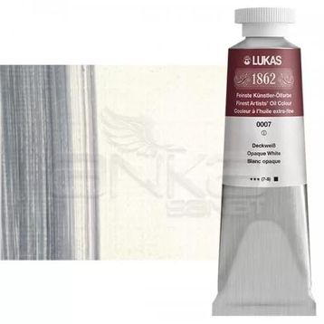 Lukas 1862 Seri 1 No 0007 Örtücü Beyaz 37 ml Yağlı Boya