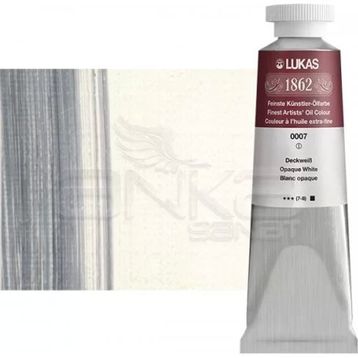 Lukas 1862 Seri 1 No 0007 Örtücü Beyaz 37 ml Yağlı Boya