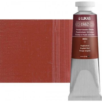 Lukas 1862 Seri 1 No 0054 İngiliz Kırmızı Açık 37 ML Yağlı Boya