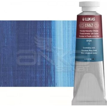 Lukas 1862 Seri 1 No 0124 Cerulean Mavi 37 ml Yağlı Boya