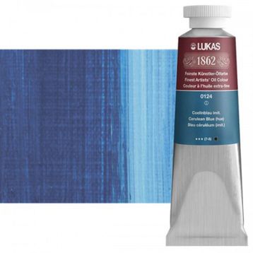 Lukas 1862 Seri 1 No 0124 Cerulean Mavi 37 ml Yağlı Boya