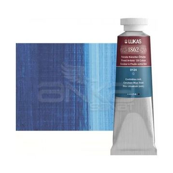 Lukas 1862 Seri 1 No 0124 Cerulean Mavi 37 ml Yağlı Boya
