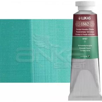 Lukas 1862 Seri 1 No 0167 Zümrüt Yeşil 37 ml Yağlı Boya