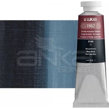 Lukas 1862 Seri 1 No 0186 Mavi Siyah 37 ml Yağlı Boya
