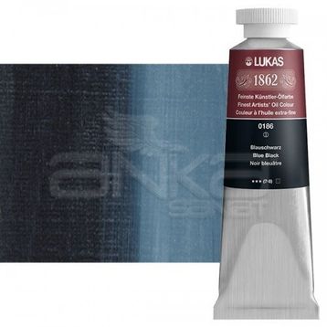 Lukas 1862 Seri 1 No 0186 Mavi Siyah 37 ml Yağlı Boya