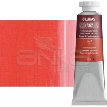Lukas 1862 Seri 3 No 0072 Kadmium Açık Kırmızı 37 ml Yağlı Boya