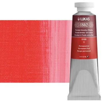 Lukas 1862 Tüp Helio Saf Kırmızı 37 ml Yağlı Boya