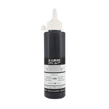 Lukas Liquid Koyu Siyah 250ml Akrilik Boya