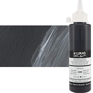 Lukas Liquid Koyu Siyah 250ml Akrilik Boya