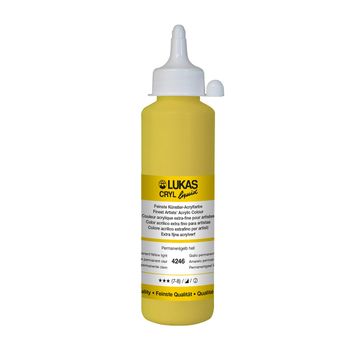 Lukas Liquid Permanent Açık Sarı 250ml Akrilik Boya