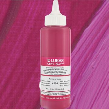 Lukas Liquid Permant Rose 250ml Akrilik Boya