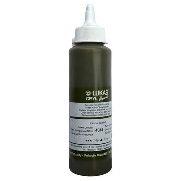 Lukas Liquid Yeşil Umber 250ml Akrilik Boya