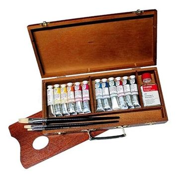 Lukas Studio 6057 Beechwood Box Ahşap Kutu Yağlı Boya Seti