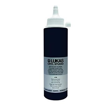 Lukas Studio Demiroksit Siyah 250 ml Akrilik Boya