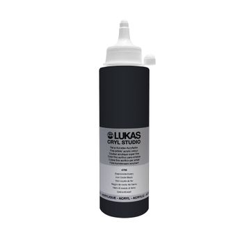 Lukas Studio Demiroksit Siyah 250 ml Akrilik Boya