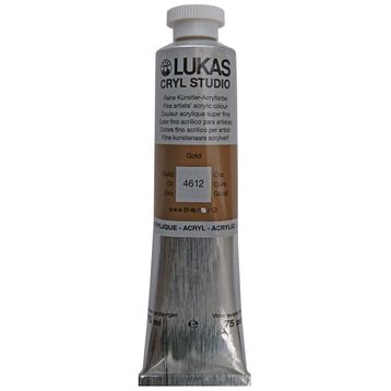 Lukas Studio Metalik Altın 75ml Akrilik Boya