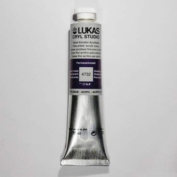 Lukas Studio Permanent Violet 75ml Akrilik Boya