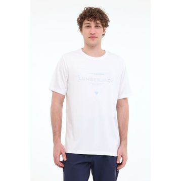 Lumberjack 11C-ELG22001 ML CRIS 5FX Beyaz Kısa Kollu Erkek T-Shirt