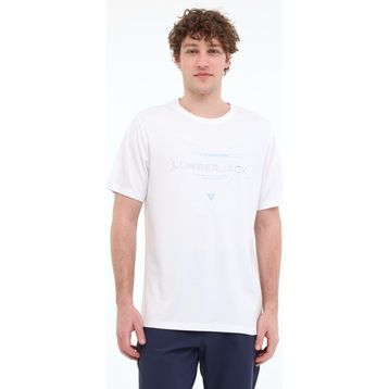 Lumberjack 11C-ELG22001 ML CRIS 5FX Beyaz Kısa Kollu Erkek T-Shirt