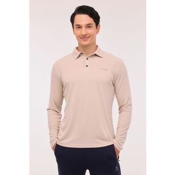 Lumberjack 15ITL510 ML ZEYN 4PR Bej Uzun Kollu Erkek T-Shirt