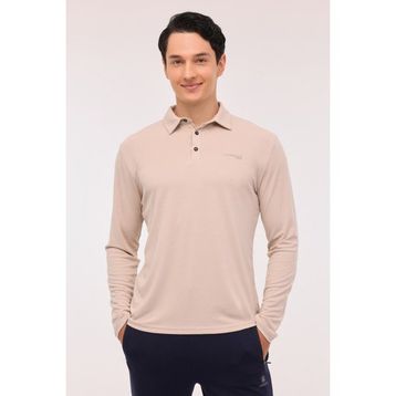 Lumberjack 15ITL510 ML ZEYN 4PR Bej Uzun Kollu Erkek T-Shirt