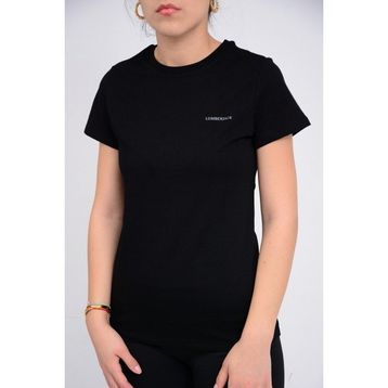 Lumberjack 1W CT122 Siyah Basıc C Neck Kadın T-Shirt