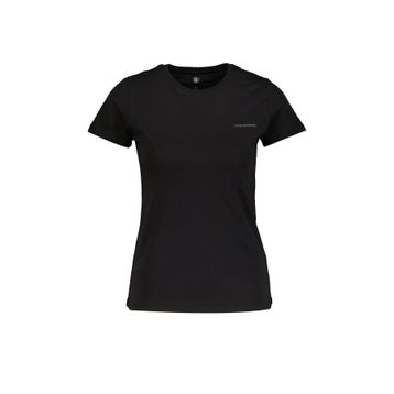 Lumberjack 1W CT122 Siyah Basıc C Neck Kadın T-Shirt