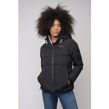 Lumberjack 2W W-SN31 Apreski Coat 2PR Siyah Kadın Mont