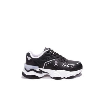 Lumberjack 4W MADAX WMN PU 4PR Siyah Kadın Sneaker Ayakkabı