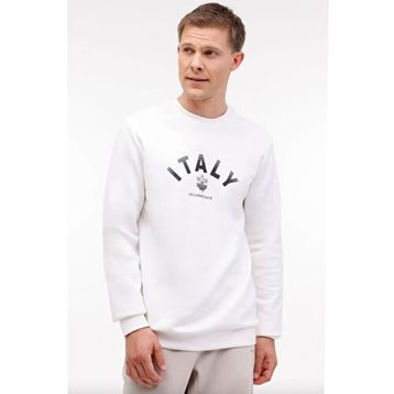 Lumberjack 4W ML ROBERT 16ITLY72 4PR Kırık Beyaz Erkek Sweatshirt