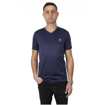 Lumberjack CT104 Basic Pes V Neck Lacivert Erkek Kısa Kollu T-Shirt