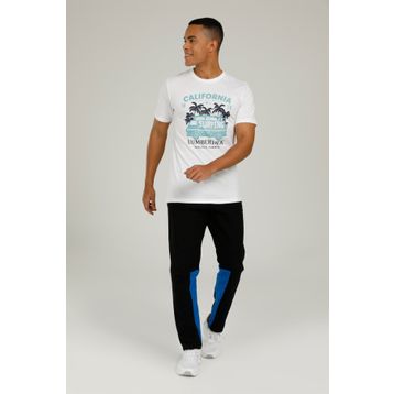 Lumberjack CT1141 Travel 2FX Beyaz Erkek T-shirt