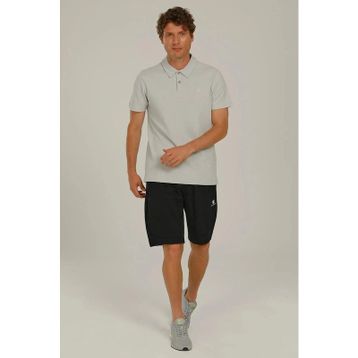 Lumberjack CT953 Gri Basic Polo Yaka Erkek T-shirt