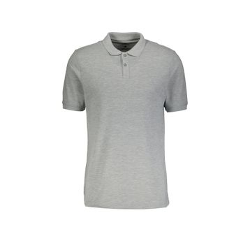 Lumberjack CT953 Gri Melanj Basic Polo Yaka Erkek T-Shirt