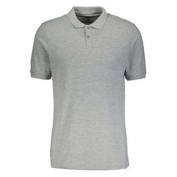 Lumberjack CT953 Gri Melanj Basic Polo Yaka Erkek T-Shirt