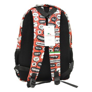 Lumberjack LMÇAN22336 Konuşma Balonu Kırmızı Sırt Çantası